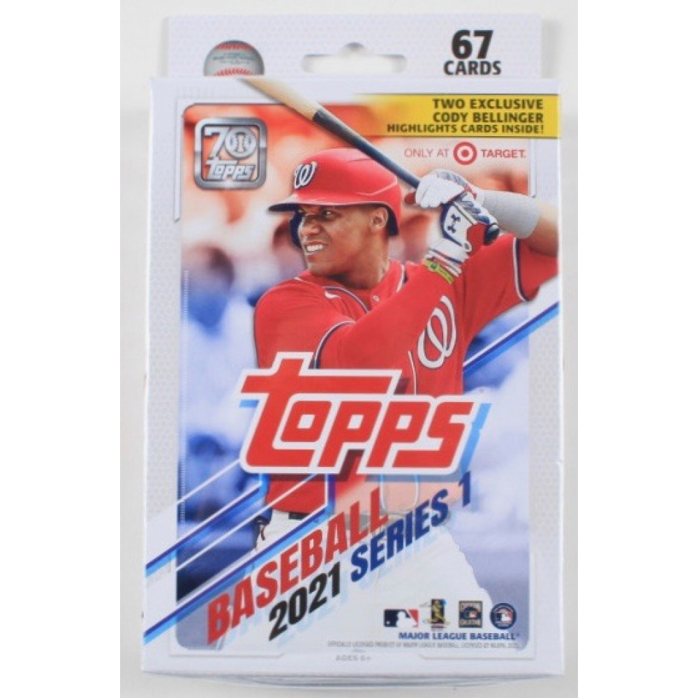 2021 Topps Baseball Series 1 Target Retail Exclusive Hanger Box of (67