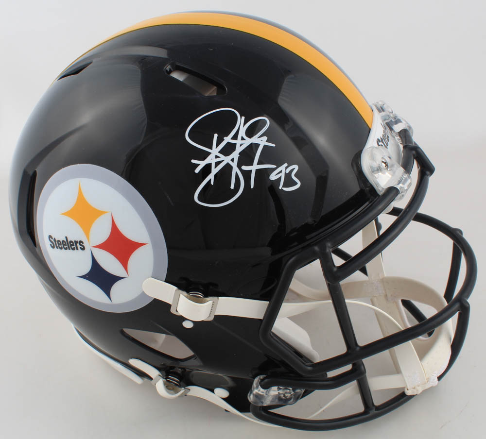 Troy Polamalu Signed Steelers Full-Size Authentic On-Field Speed Helmet (Beckett COA) at PristineAuction.com Troy Polamalu Signed Steelers Full-Size Authentic On-Field Speed Helmet (Beckett COA) at PristineAuction.com
