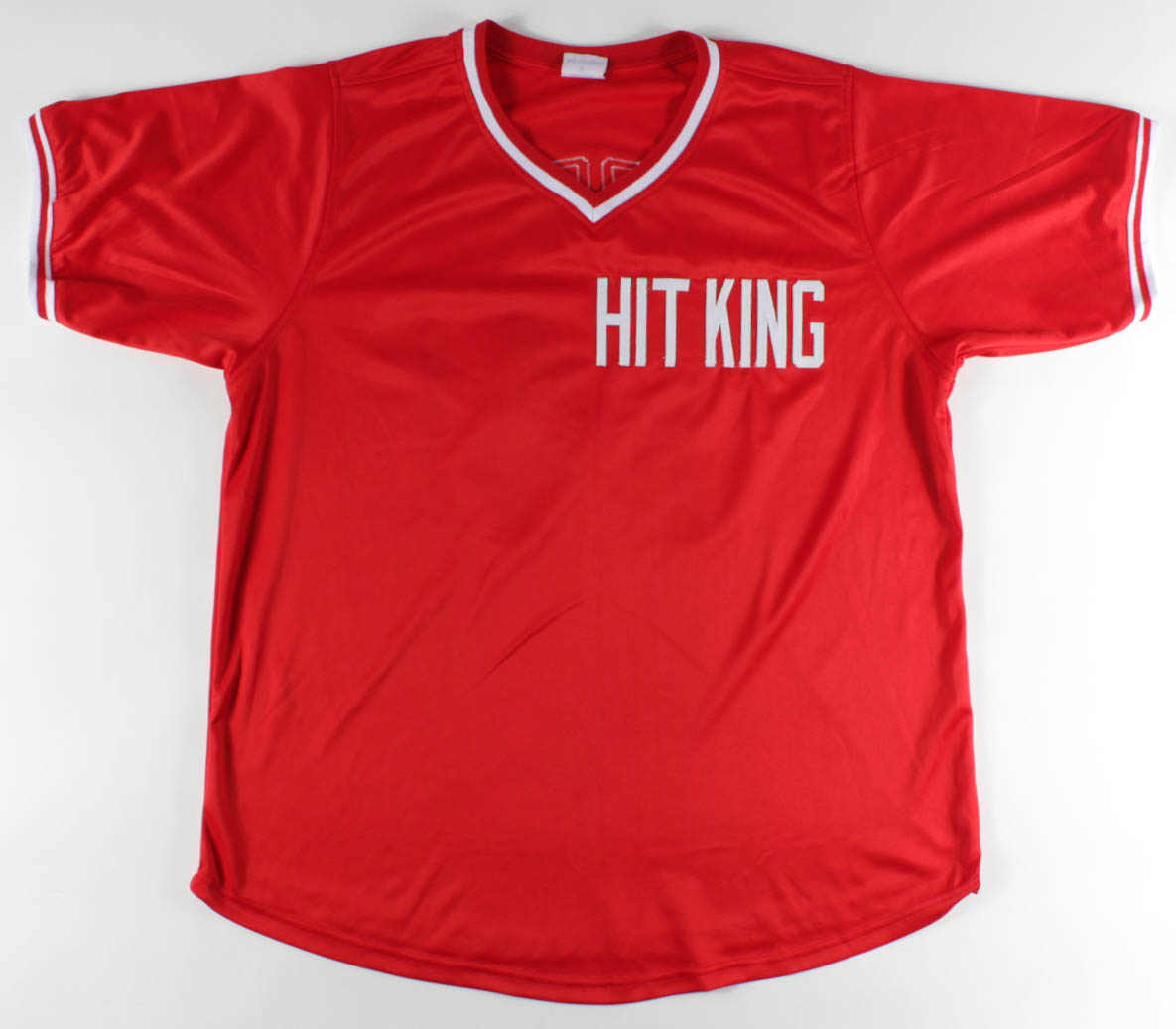 Pete Rose Signed Jersey Inscribed "4256" (Fiterman Sports Hologram) at PristineAuction.com Pete Rose Signed Jersey Inscribed "4256" (Fiterman Sports Hologram) at PristineAuction.com