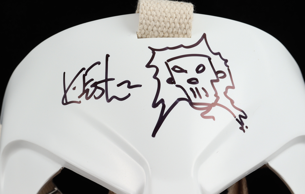 Kevin Eastman Signed TMNT "Casey Jones" Full-Size Mask with Hand-Drawn Sketch (Beckett COA) at PristineAuction.com Kevin Eastman Signed TMNT "Casey Jones" Full-Size Mask with Hand-Drawn Sketch (Beckett COA) at PristineAuction.com