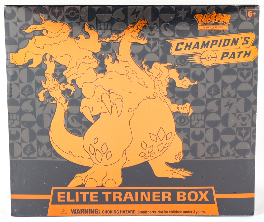 Pokemon Champion's Path Elite Trainer Box with (10) Booster Packs at PristineAuction.com Pokemon Champion's Path Elite Trainer Box with (10) Booster Packs at PristineAuction.com