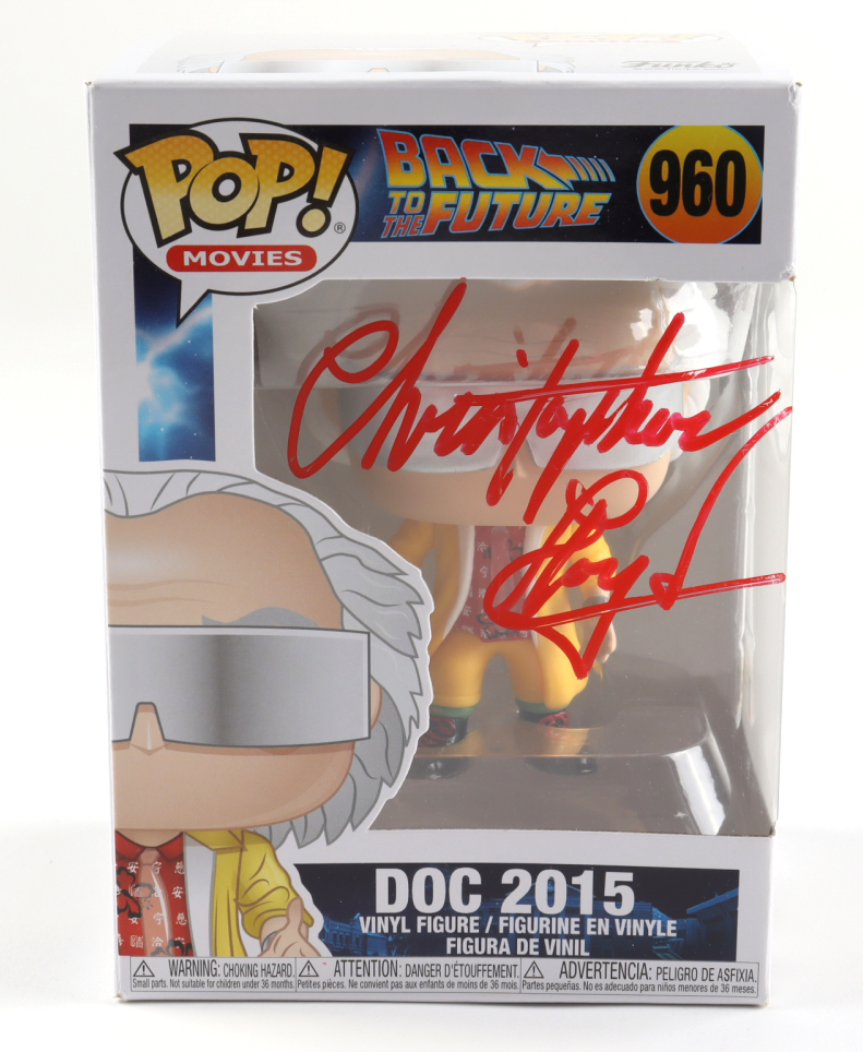 Christopher Lloyd Signed "Back To The Future" #960 Doc 2015 Funko Pop! Vinyl Figure (Beckett COA) at PristineAuction.com Christopher Lloyd Signed "Back To The Future" #960 Doc 2015 Funko Pop! Vinyl Figure (Beckett COA) at PristineAuction.com