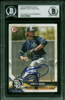 Chris Paddack Signed 2018 Bowman Draft #BD68 (BGS) at PristineAuction.com