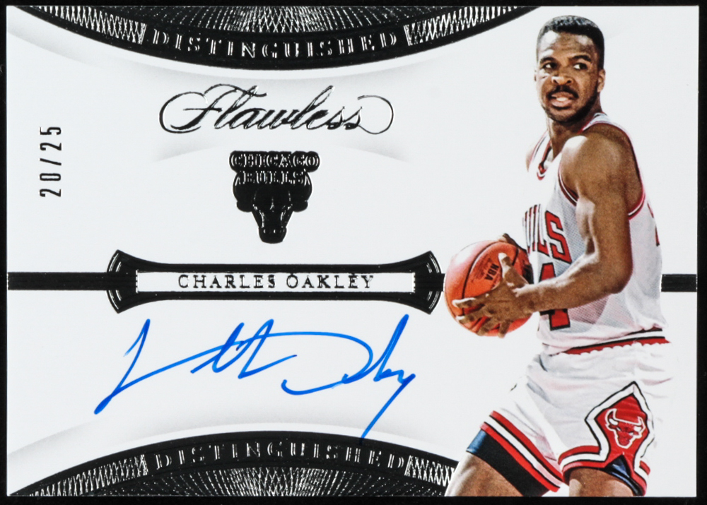 Charles Oakley 2019-20 Panini Flawless Distinguished Autographs #25 at PristineAuction.com Charles Oakley 2019-20 Panini Flawless Distinguished Autographs #25 at PristineAuction.com