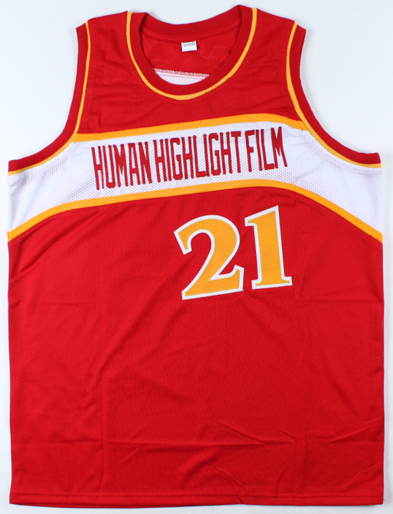 Dominique Wilkins Signed Jersey (JSA COA) at PristineAuction.com Dominique Wilkins Signed Jersey (JSA COA) at PristineAuction.com