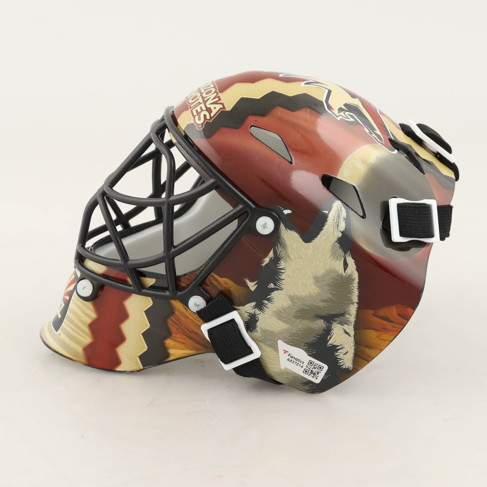 Darcy Kuemper Signed Coyotes Mini Goalie Mask (Fanatics Hologram) at PristineAuction.com Darcy Kuemper Signed Coyotes Mini Goalie Mask (Fanatics Hologram) at PristineAuction.com
