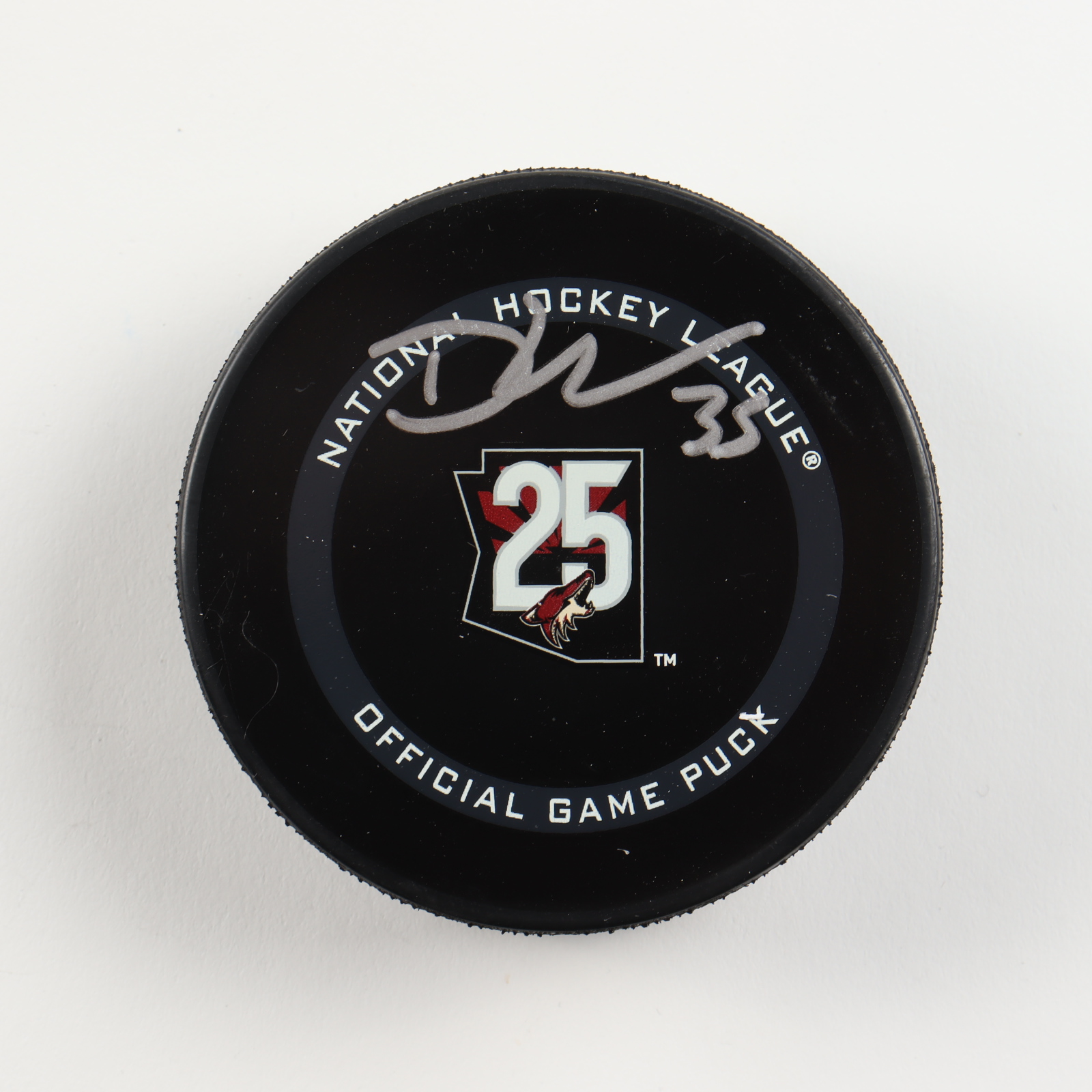 Darcy Kuemper Signed Coyotes Logo Hockey Puck (Fanatics Hologram) at PristineAuction.com Darcy Kuemper Signed Coyotes Logo Hockey Puck (Fanatics Hologram) at PristineAuction.com