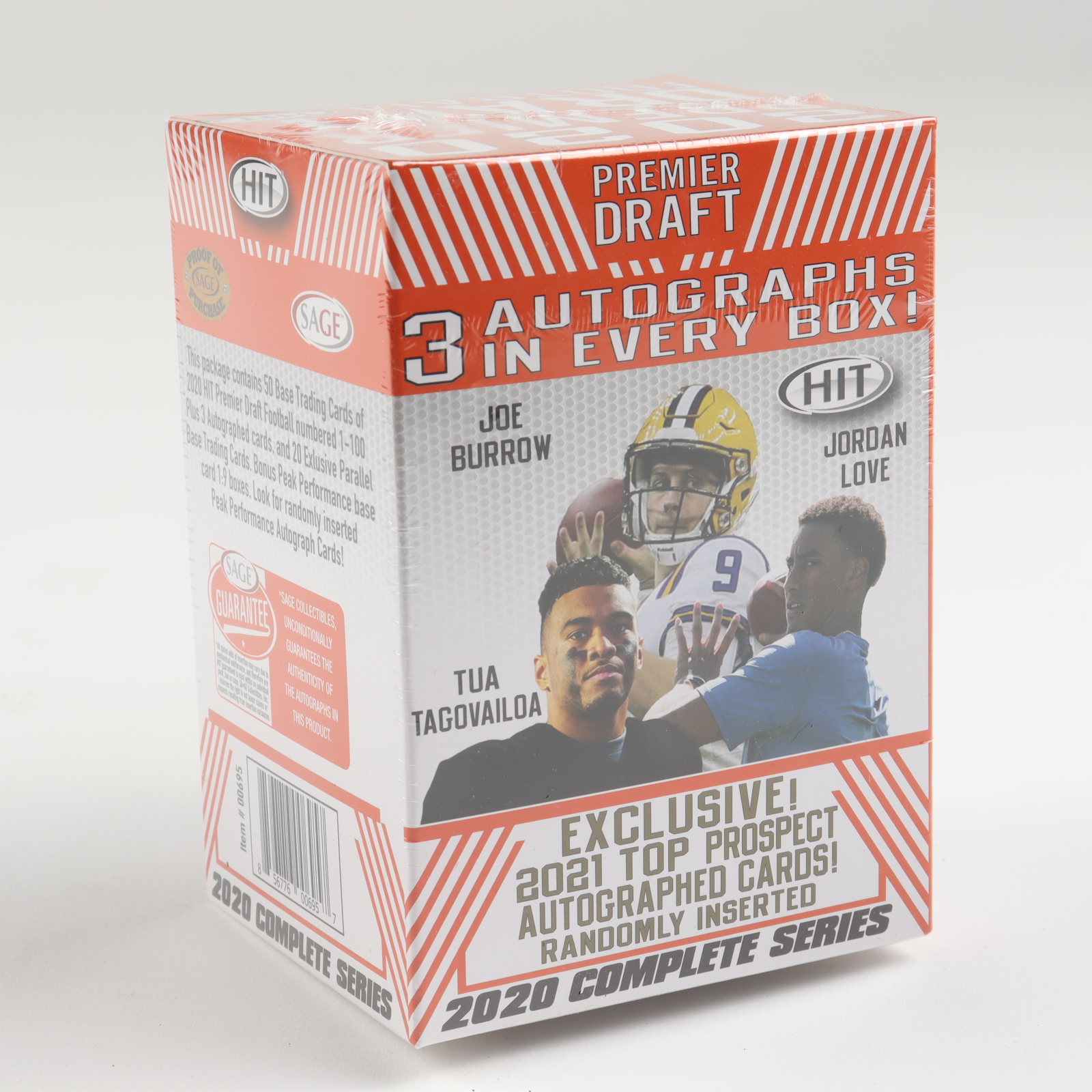 2020 Sage Hit Premier Draft Complete Series Football Blaster Box with (70) Cards at PristineAuction.com 2020 Sage Hit Premier Draft Complete Series Football Blaster Box with (70) Cards at PristineAuction.com
