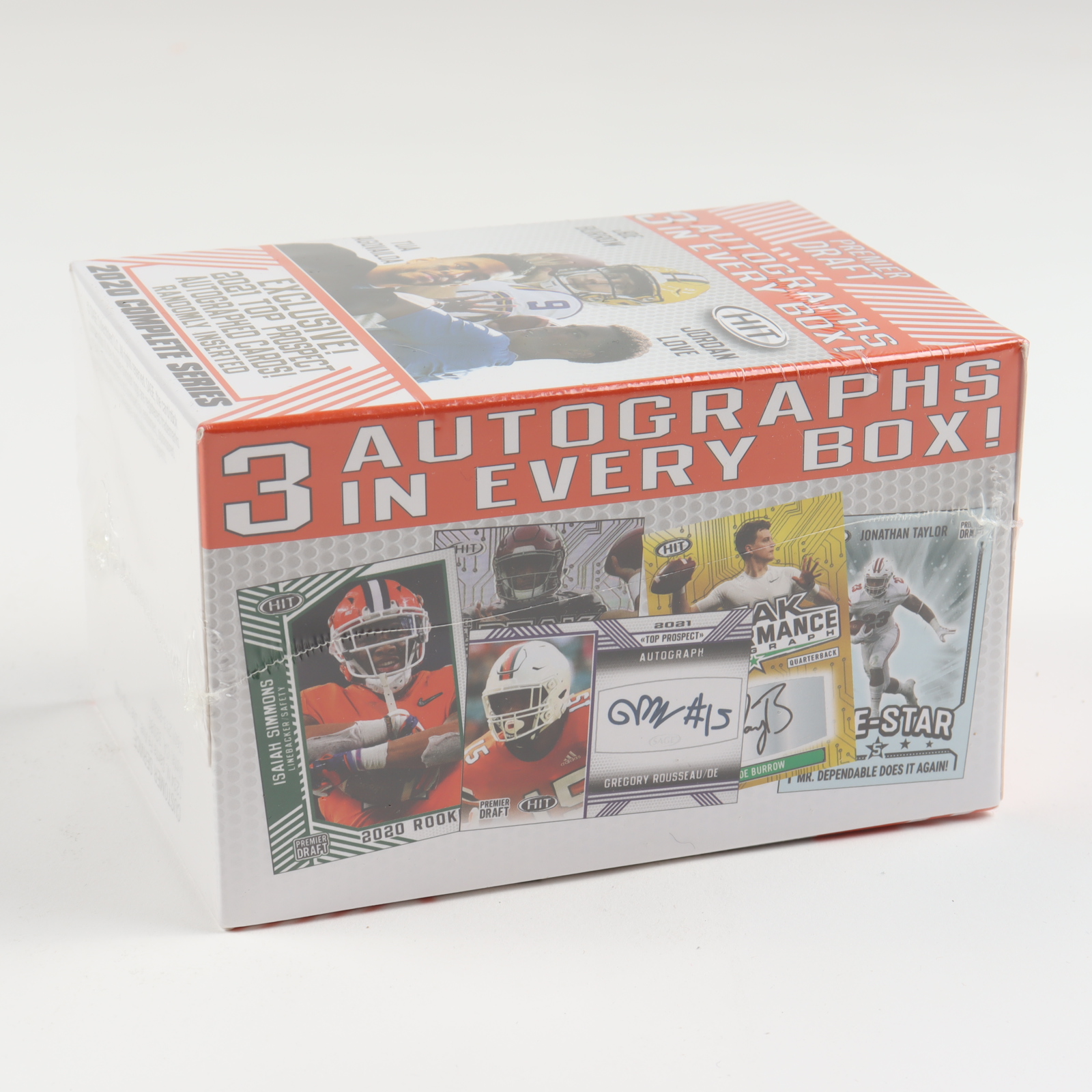 2020 Sage Hit Premier Draft Complete Series Football Blaster Box with (70) Cards at PristineAuction.com 2020 Sage Hit Premier Draft Complete Series Football Blaster Box with (70) Cards at PristineAuction.com