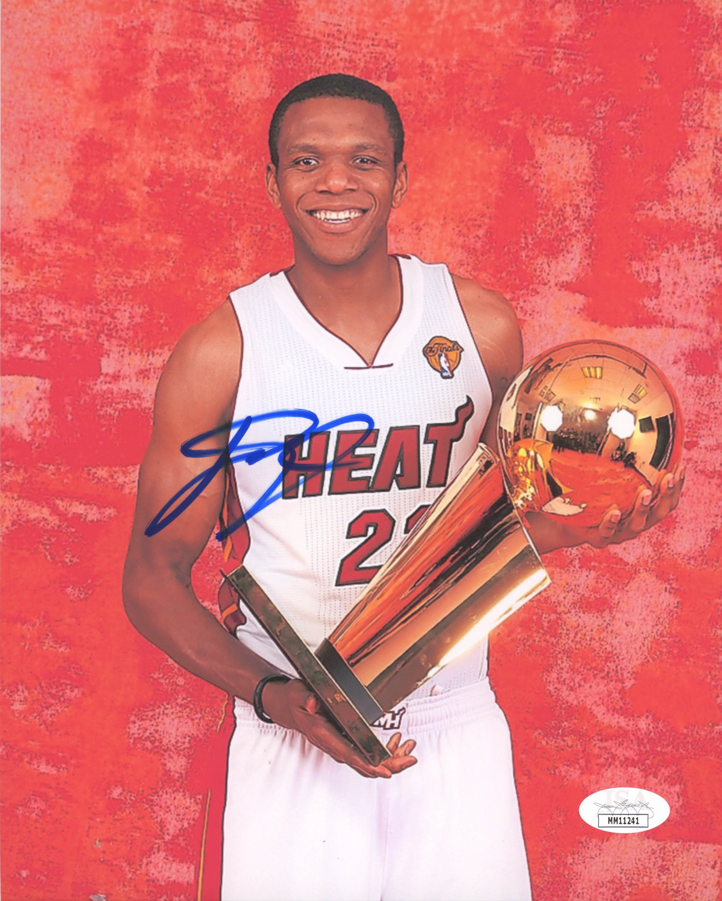 James Jones Signed Heat 8x10 Photo (JSA COA) at PristineAuction.com James Jones Signed Heat 8x10 Photo (JSA COA) at PristineAuction.com