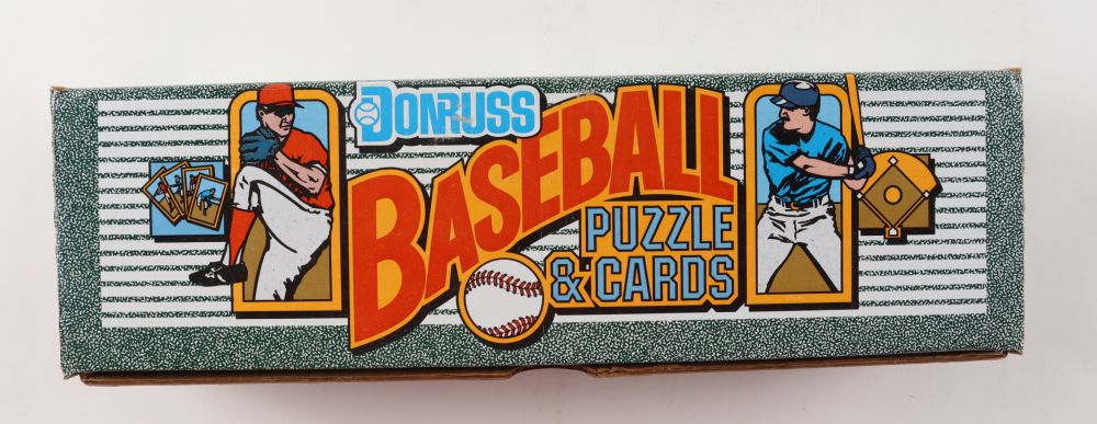 1990 Donruss Baseball Card & Puzzle Box Complete Set of (728) Cards with #1 Matt Williams, #2 Jeffrey Leonard, #3 Chris James, #4 Mark McGwire