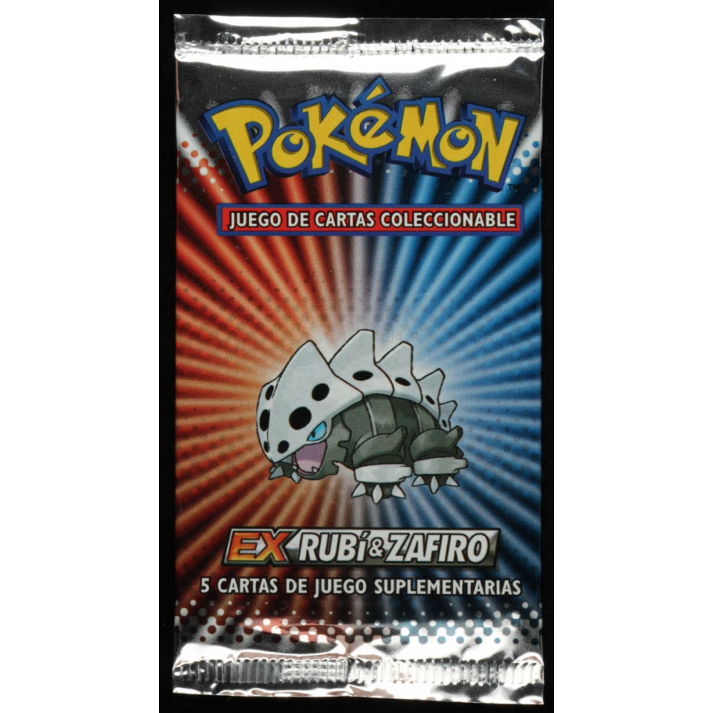 2004 Pokemon Spanish EX Ruby & Sapphire Booster Pack with (5) Cards