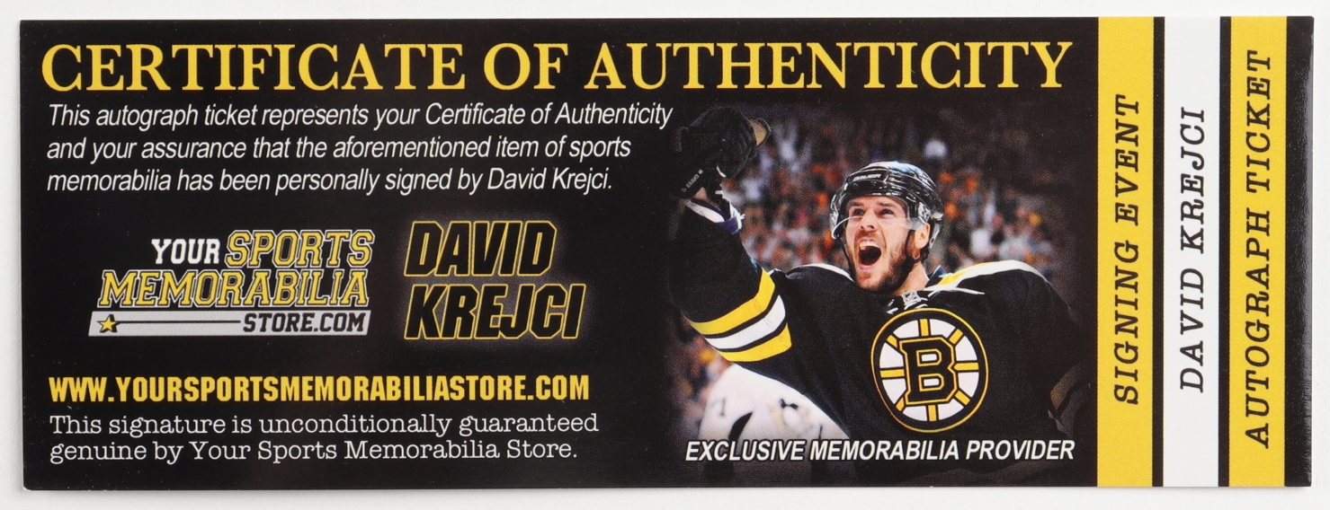 David Krejci Signed Bruins Logo Acrylic Hockey Puck (Krejci COA) at PristineAuction.com David Krejci Signed Bruins Logo Acrylic Hockey Puck (Krejci COA) at PristineAuction.com