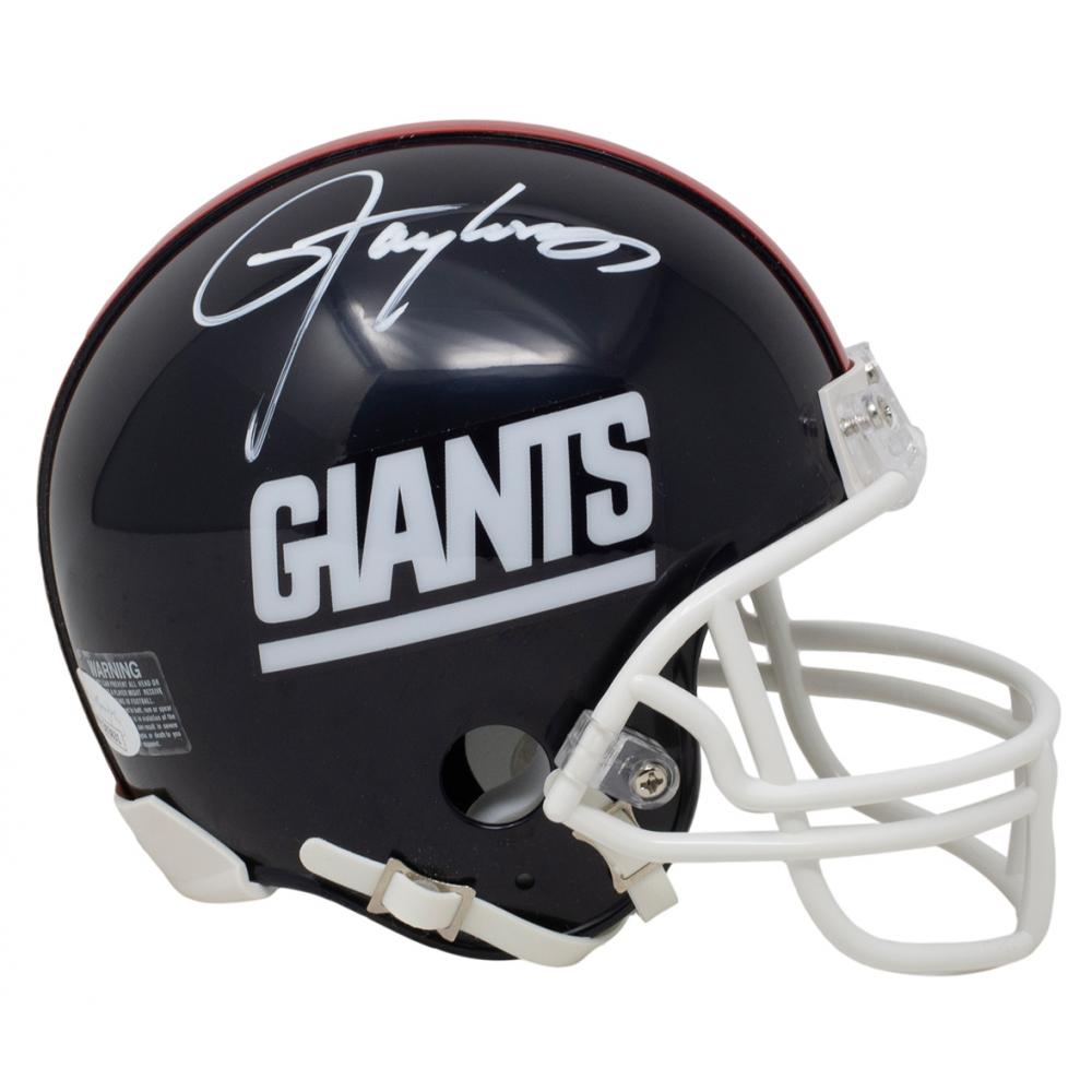 Lawrence Taylor Signed Giants Throwback Mini Helmet (JSA COA