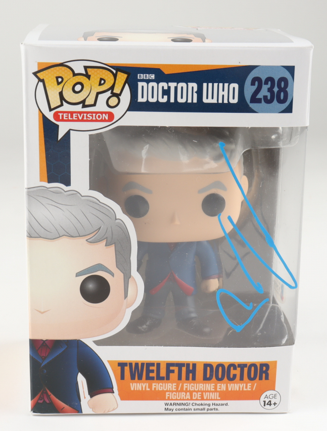 Peter Capaldi Signed "Doctor Who" #238 Twelfth Doctor Funko Pop! Vinyl Figure (Beckett Hologram) at PristineAuction.com Peter Capaldi Signed "Doctor Who" #238 Twelfth Doctor Funko Pop! Vinyl Figure (Beckett Hologram) at PristineAuction.com