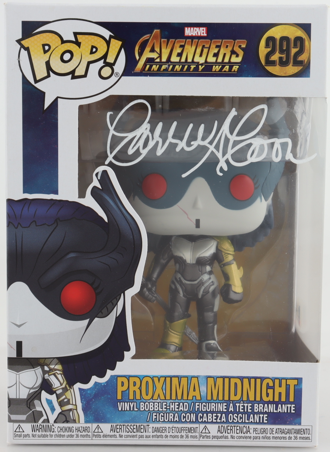 Carrie Coon Signed "Avengers: Infinity War" #292 Proxima Midnight Funko Pop! Vinyl Figure (Beckett COA) at PristineAuction.com Carrie Coon Signed "Avengers: Infinity War" #292 Proxima Midnight Funko Pop! Vinyl Figure (Beckett COA) at PristineAuction.com