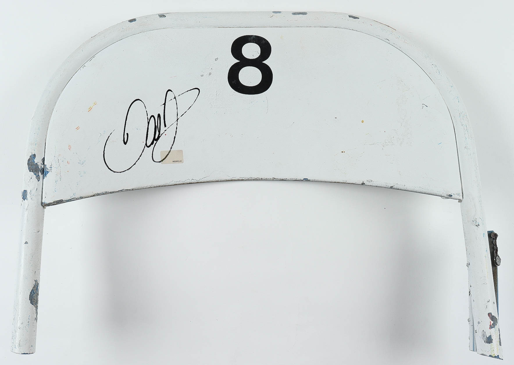 Dale Earnhardt Jr. Signed Original #8 Daytona International Speedway Seat Back (Dale Jr. Hologram & COA, Fanatics COA, & PA COA) at PristineAuction.com Dale Earnhardt Jr. Signed Original #8 Daytona International Speedway Seat Back (Dale Jr. Hologram & COA, Fanatics COA, & PA COA) at PristineAuction.com