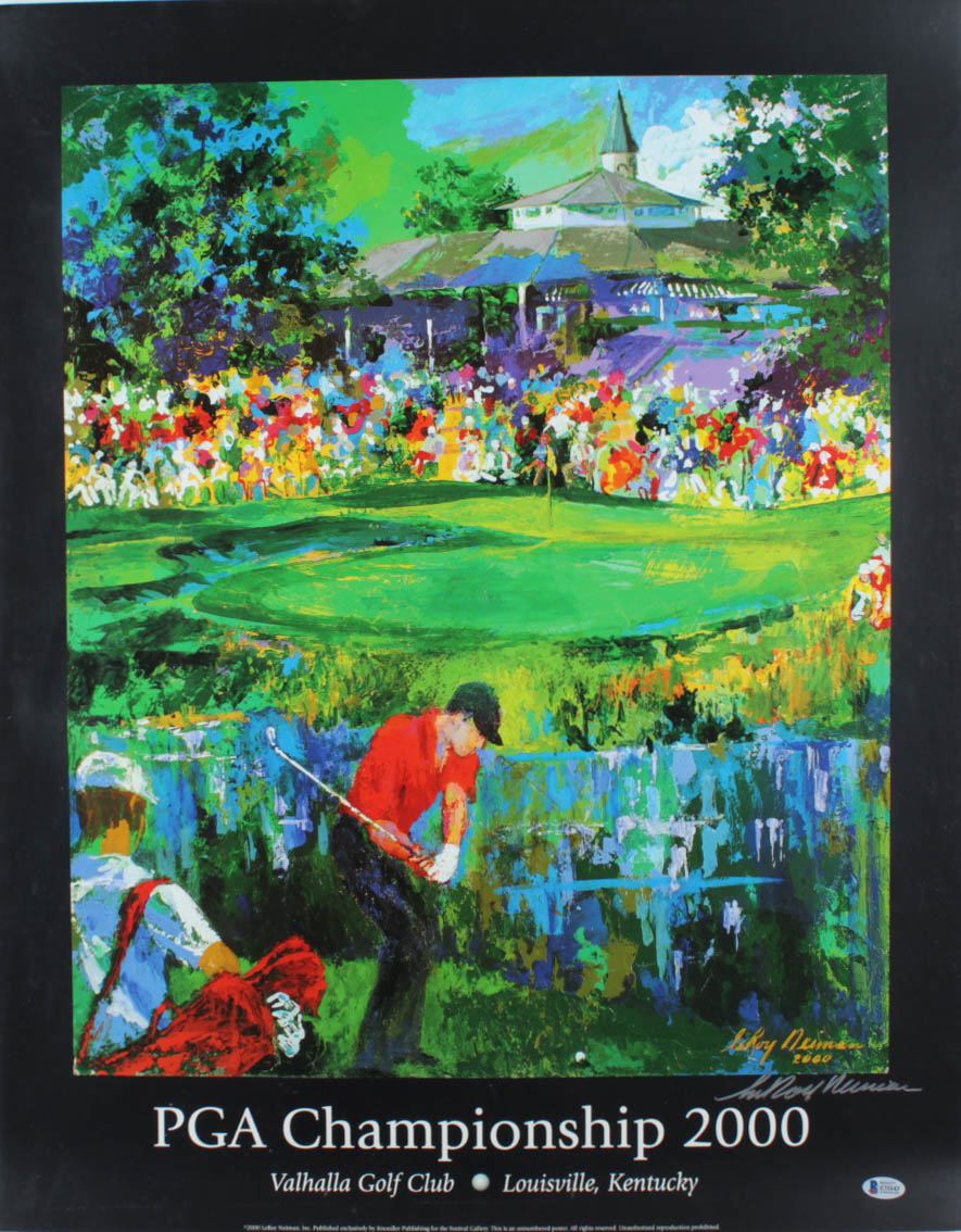Leroy Neiman Signed 2000 PGA Championship 23x29 Print (Beckett COA) (See Description) at PristineAuction.com Leroy Neiman Signed 2000 PGA Championship 23x29 Print (Beckett COA) (See Description) at PristineAuction.com