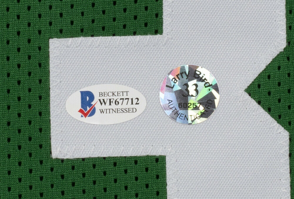 Larry Bird Signed Jersey (Beckett COA & Bird Hologram) at PristineAuction.com Larry Bird Signed Jersey (Beckett COA & Bird Hologram) at PristineAuction.com