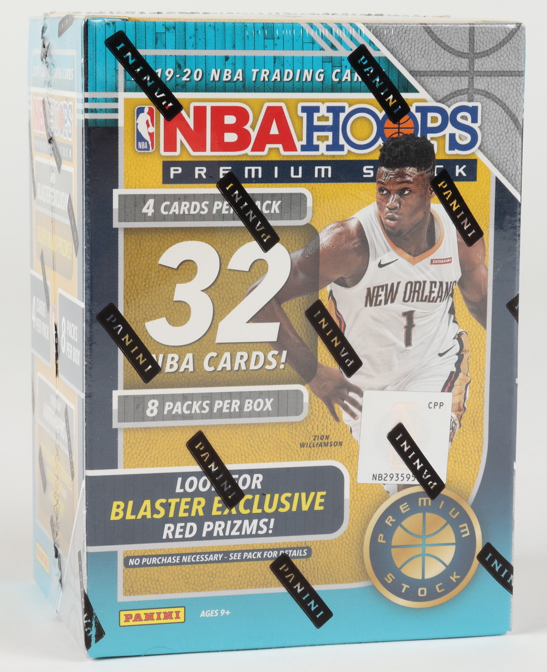 2019-20 NBA Hoops Premium Stock Basketball Blaster Box with (8) Packs at PristineAuction.com 2019-20 NBA Hoops Premium Stock Basketball Blaster Box with (8) Packs at PristineAuction.com
