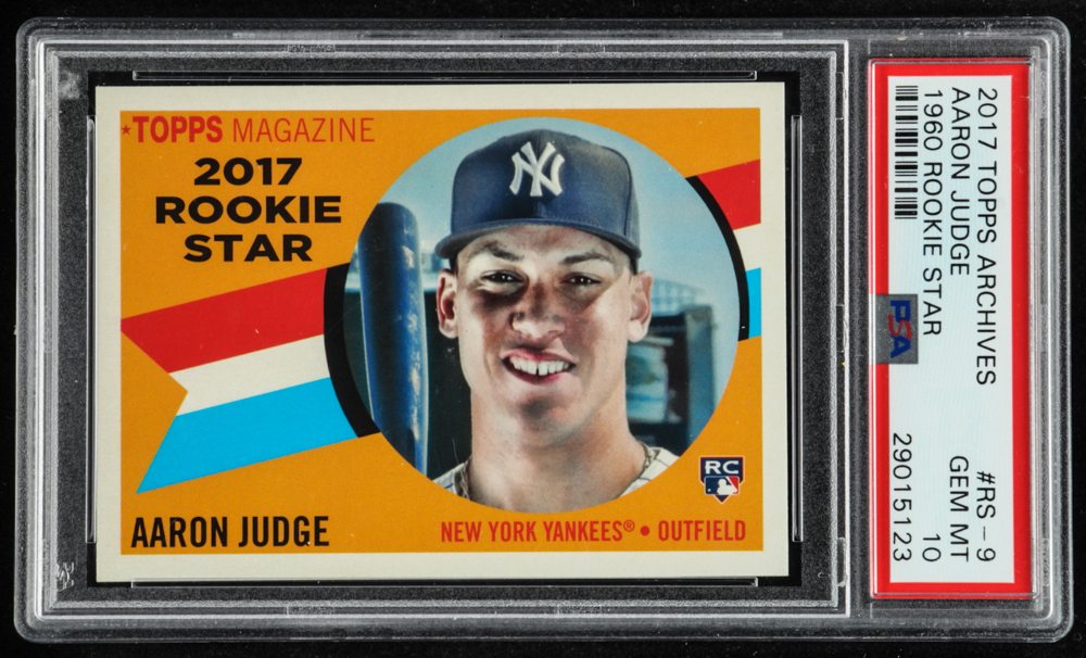 Aaron Judge 2017 Topps Archives '60 Rookie Stars #RS9 (PSA 10