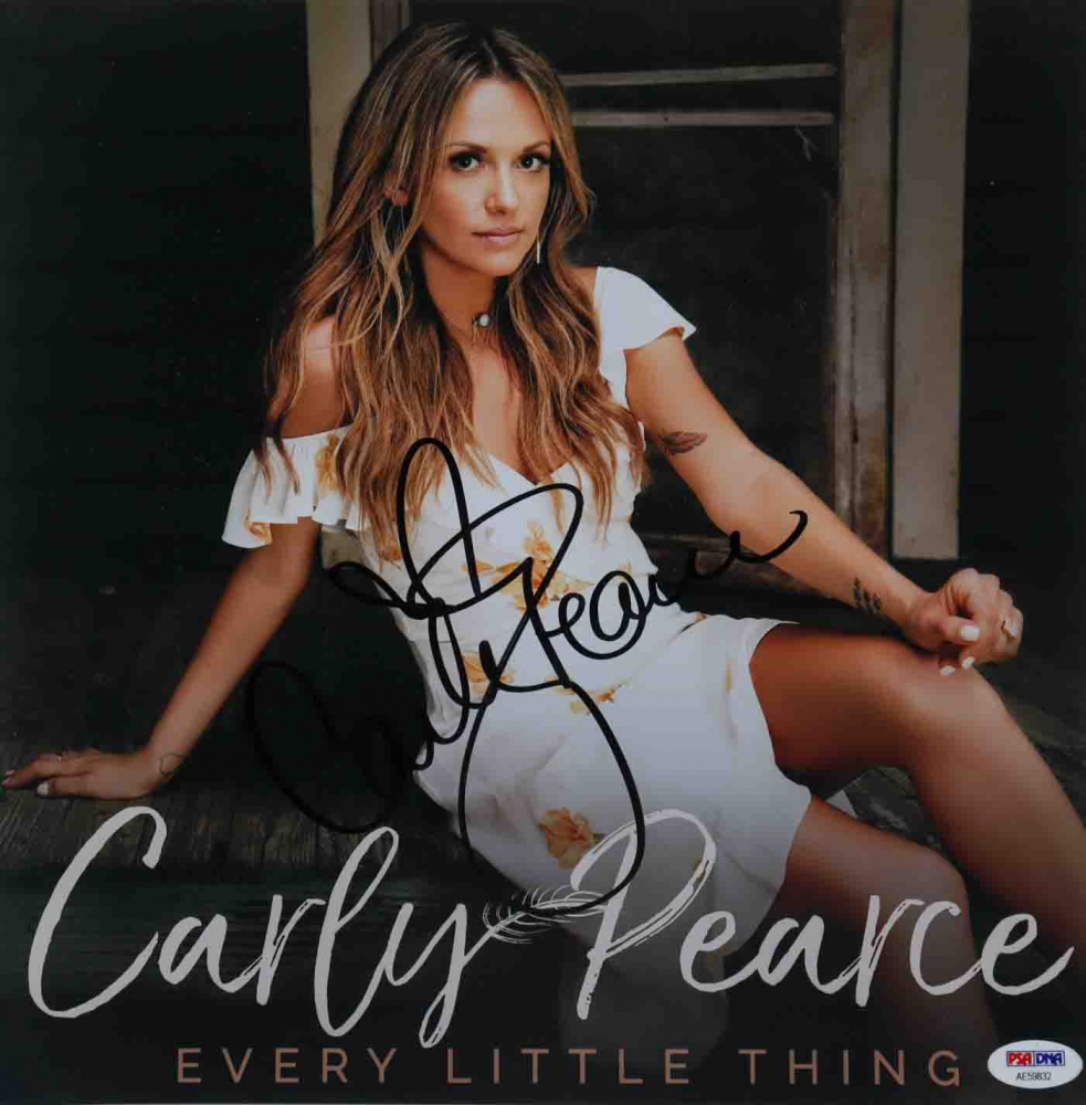 Carly Pearce Signed &quot;Every Little Thing&quot; 12x12 Photo (PSA