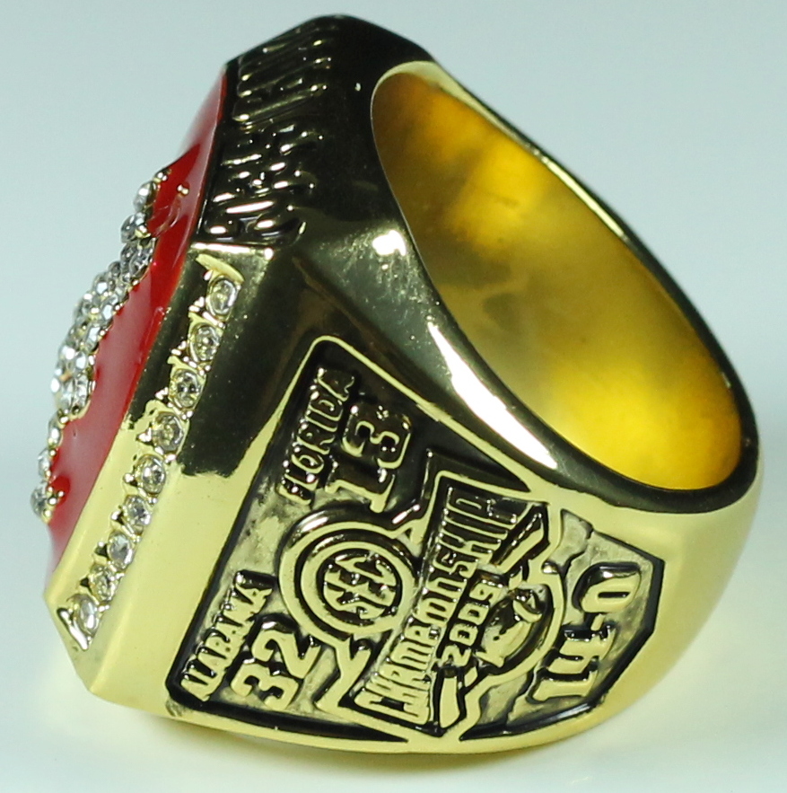 Nick Saban Alabama High Quality Replica 2009 SEC Championship Ring with Cherry Wood Display Box at PristineAuction.com Nick Saban Alabama High Quality Replica 2009 SEC Championship Ring with Cherry Wood Display Box at PristineAuction.com