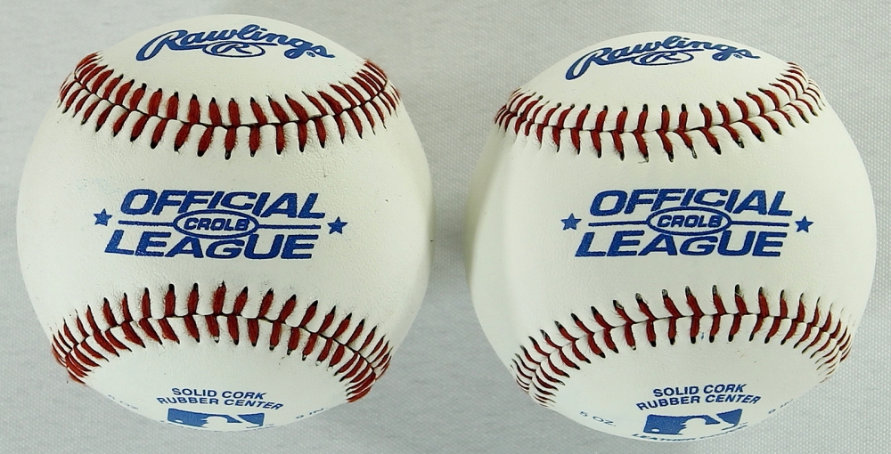 Lot of (2) Jeanmar Gomez Signed OL Baseballs (PA LOA) Pristine Auction