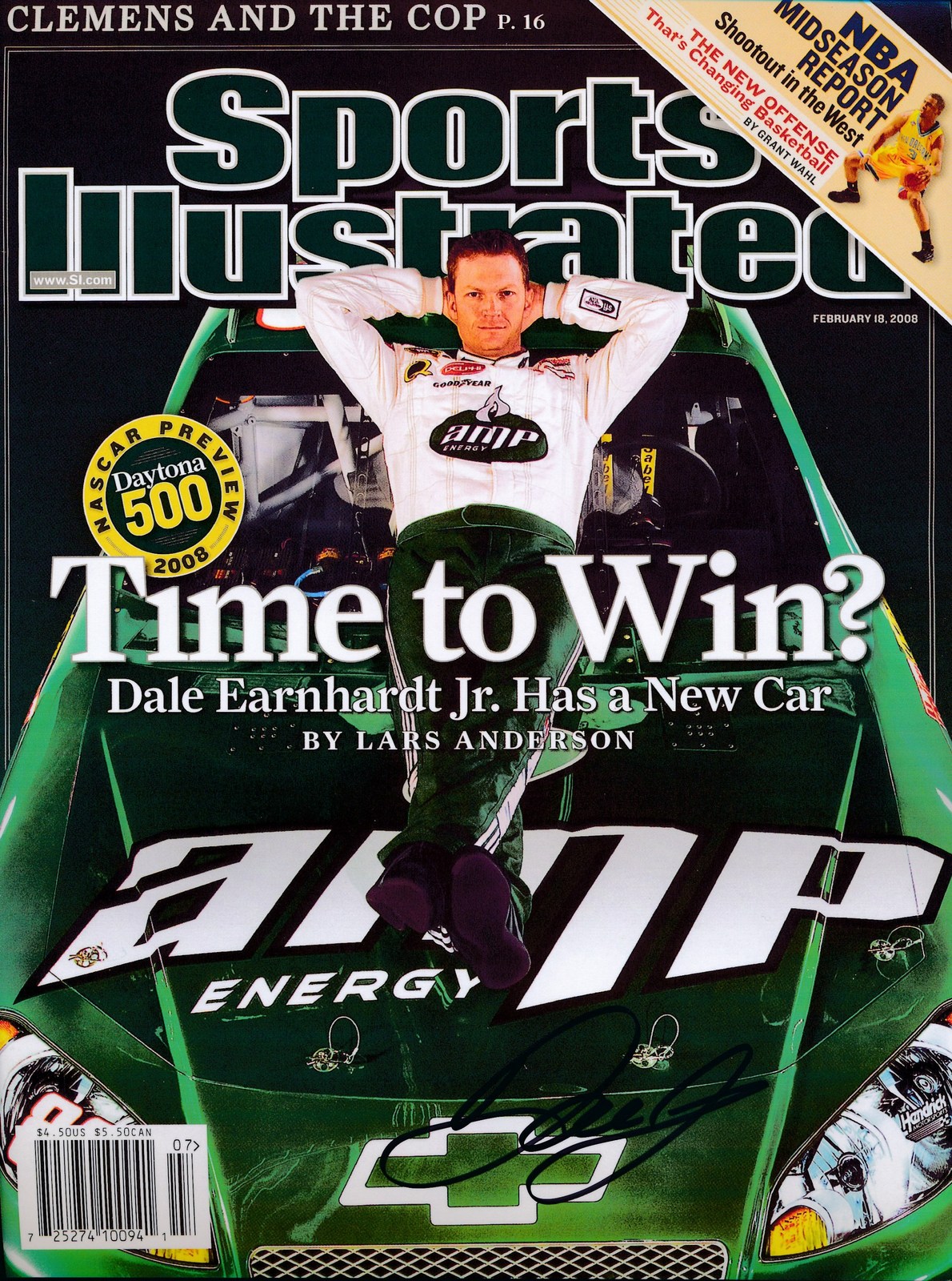 Dale Earnhardt Jr. Signed NASCAR Sports Illustrated Magazine Cover (PA LOA) at PristineAuction.com Dale Earnhardt Jr. Signed NASCAR Sports Illustrated Magazine Cover (PA LOA) at PristineAuction.com