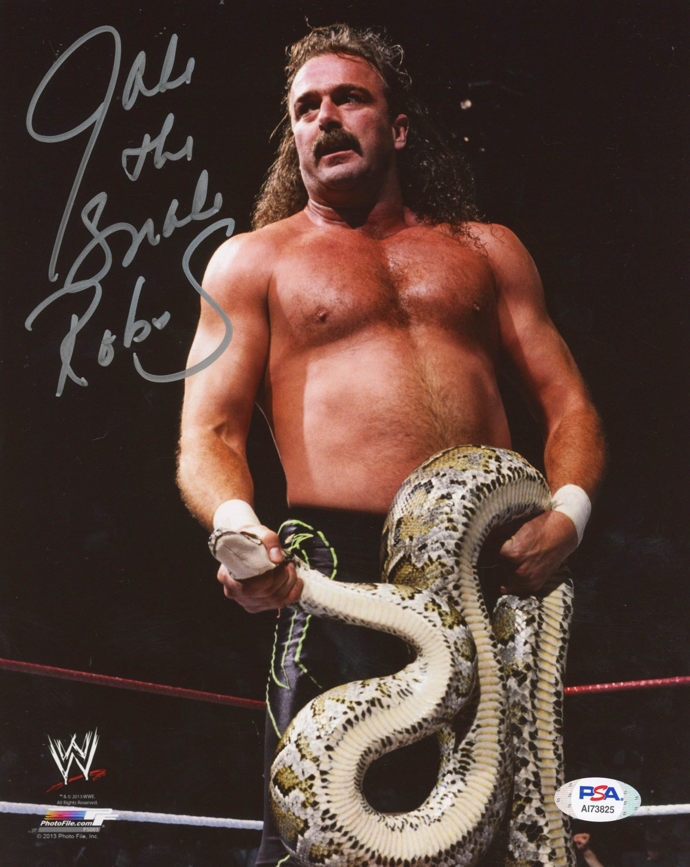 Jake "The Snake" Roberts Signed WWE 8x10 Photo (PSA) at PristineAuction.com Jake "The Snake" Roberts Signed WWE 8x10 Photo (PSA) at PristineAuction.com