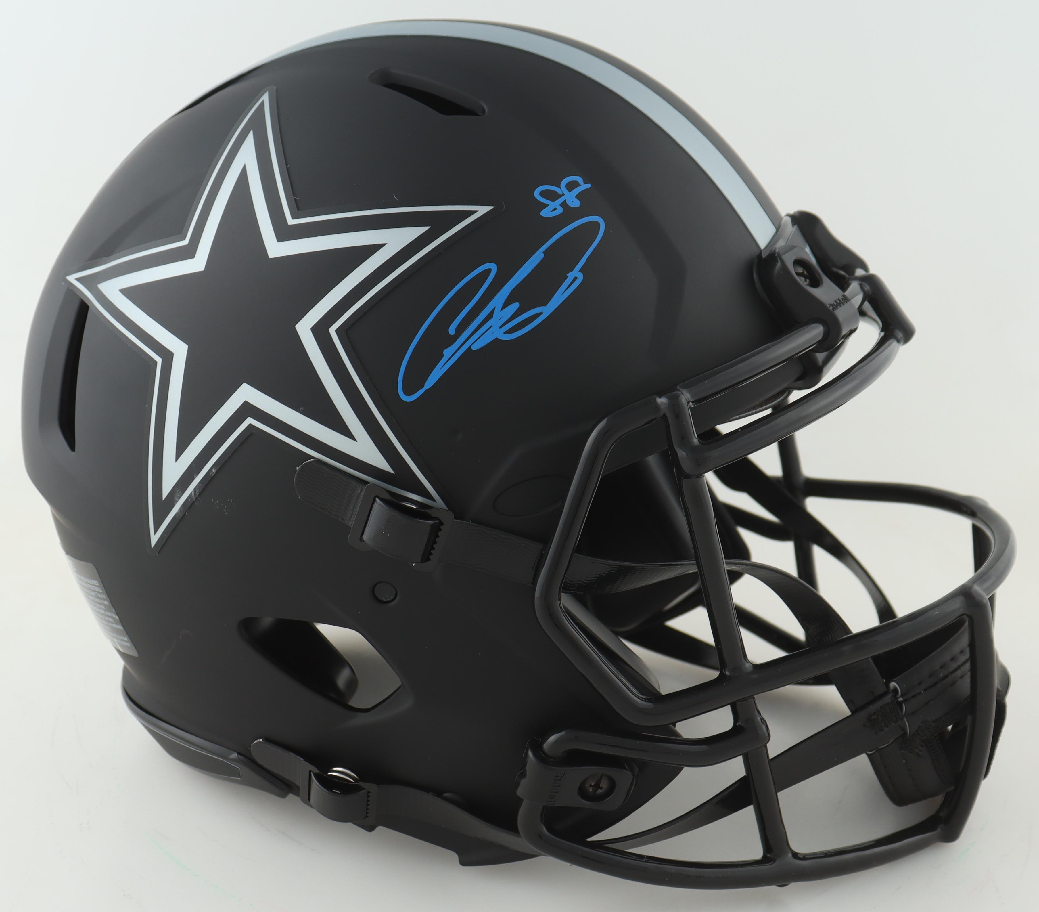 CeeDee Lamb Signed Cowboys Full-Size Authentic On-Field Eclipse Alternate Speed Helmet (Fanatics) at PristineAuction.com CeeDee Lamb Signed Cowboys Full-Size Authentic On-Field Eclipse Alternate Speed Helmet (Fanatics) at PristineAuction.com