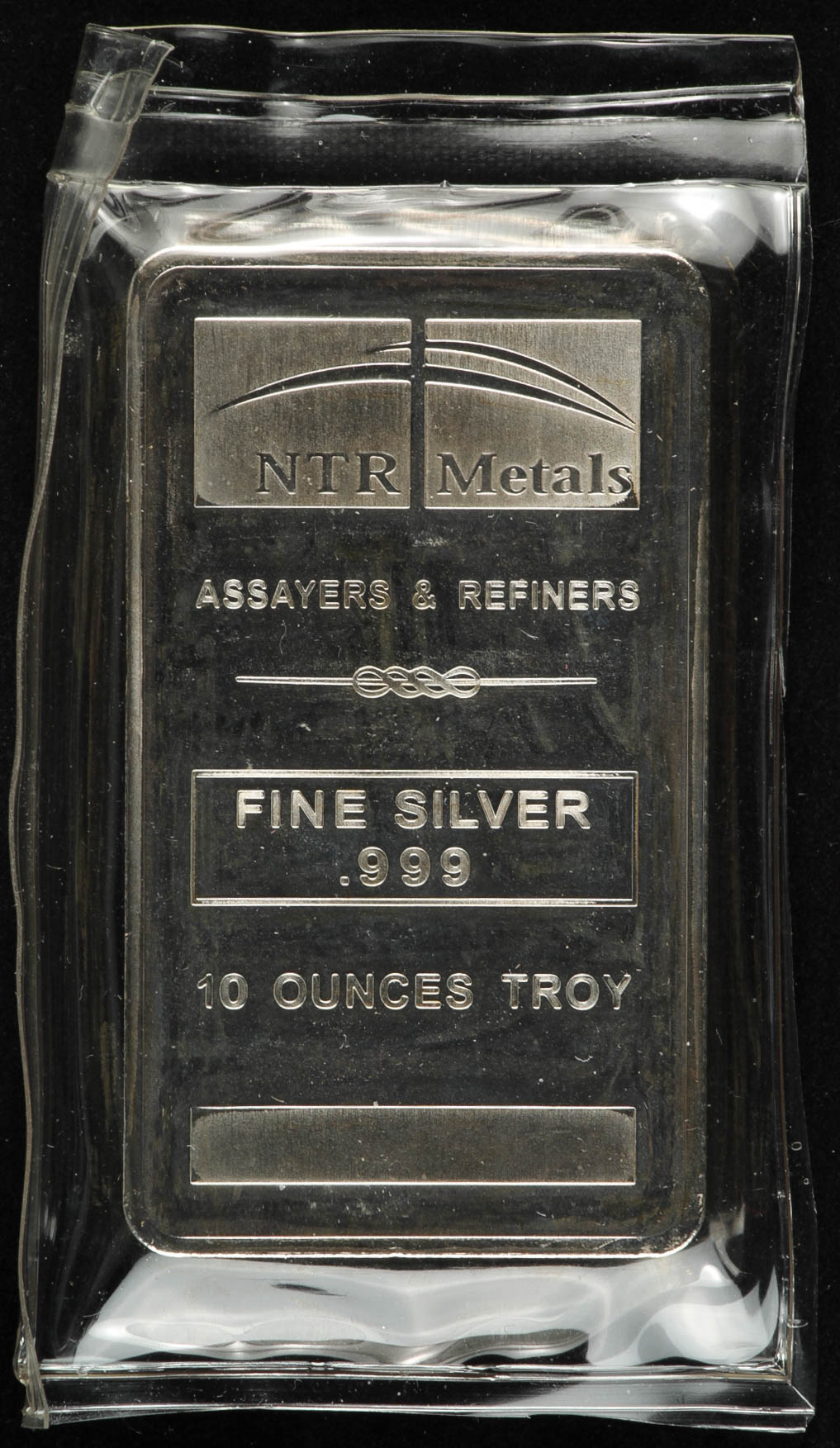10 Troy Oz .999 Fine Silver NTR Metals Bullion Bar at PristineAuction.com 10 Troy Oz .999 Fine Silver NTR Metals Bullion Bar at PristineAuction.com