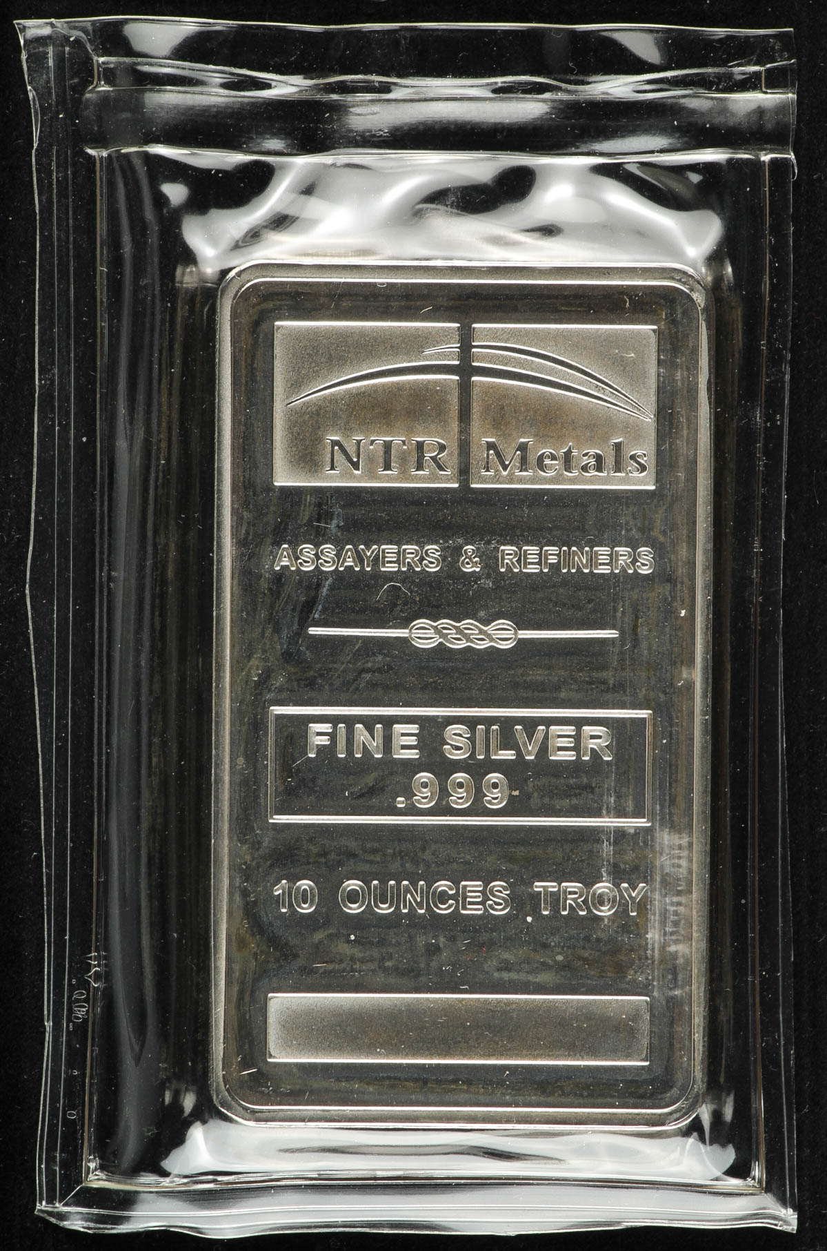 10 Troy Oz .999 Fine Silver NTR Metals Bullion Bar at PristineAuction.com 10 Troy Oz .999 Fine Silver NTR Metals Bullion Bar at PristineAuction.com