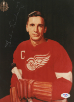 Ted Lindsay Signed Red Wings 8x10 Photo (PSA COA) at PristineAuction.com