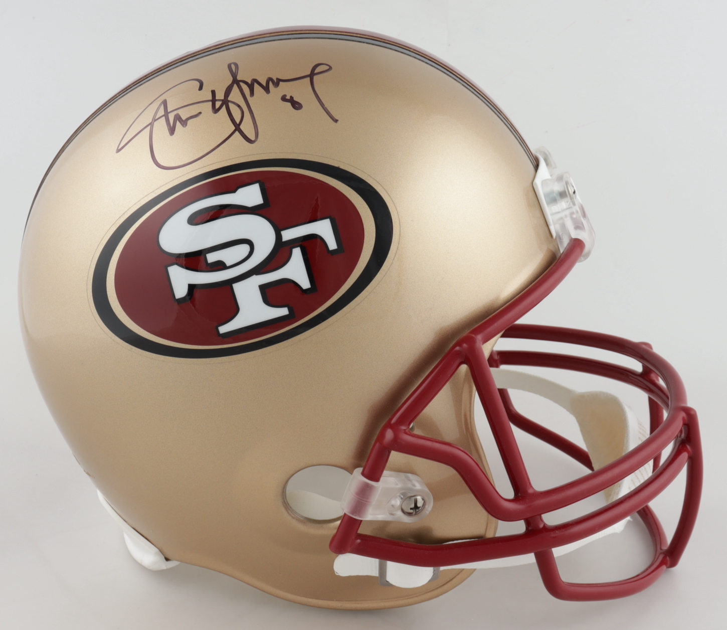Steve Young Signed 49ers Full-Size Helmet (JSA COA & Young Hologram) (See Description) at PristineAuction.com Steve Young Signed 49ers Full-Size Helmet (JSA COA & Young Hologram) (See Description) at PristineAuction.com