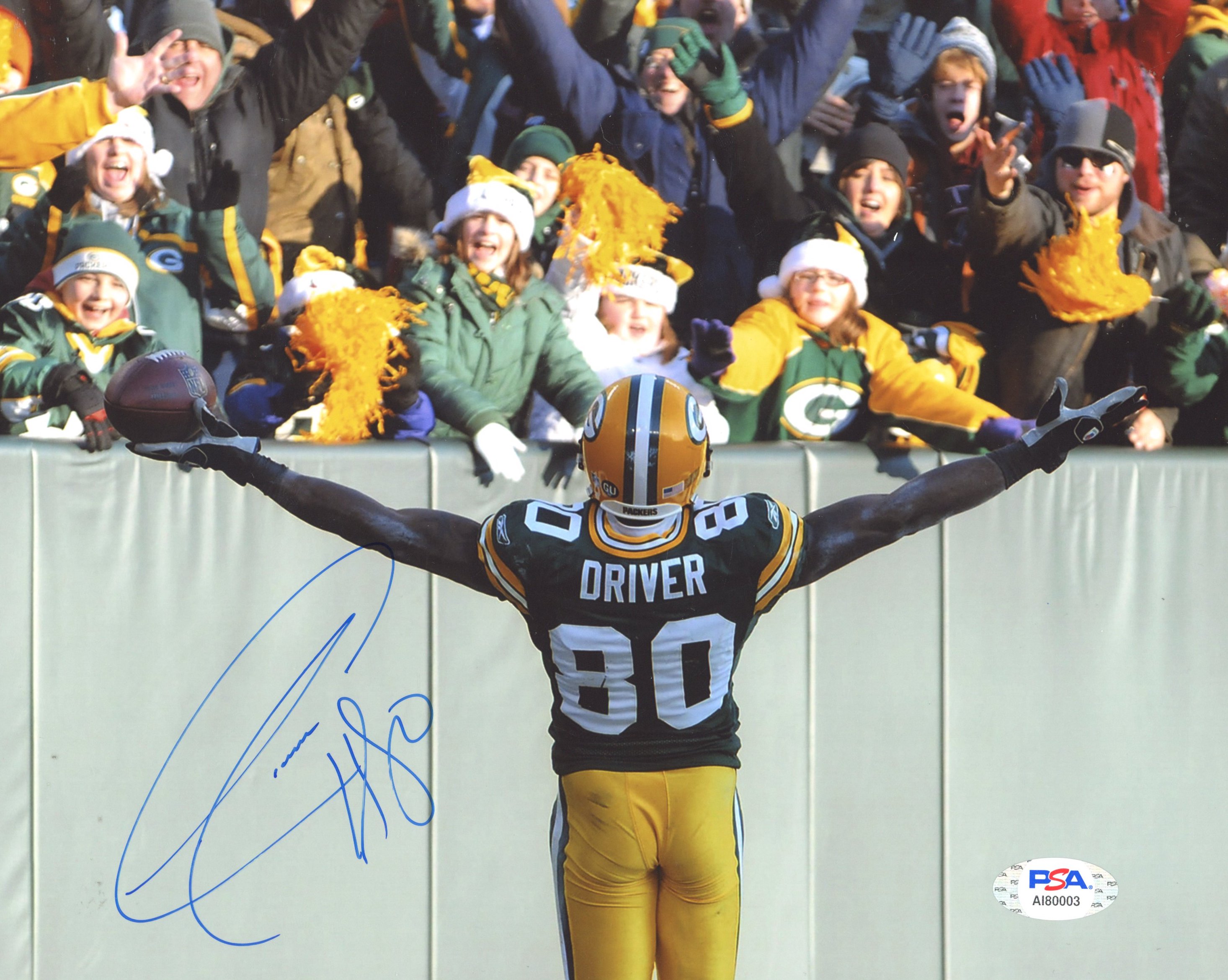 Donald Driver Signed Packers 8x10 Photo (PSA Hologram) at PristineAuction.com Donald Driver Signed Packers 8x10 Photo (PSA Hologram) at PristineAuction.com