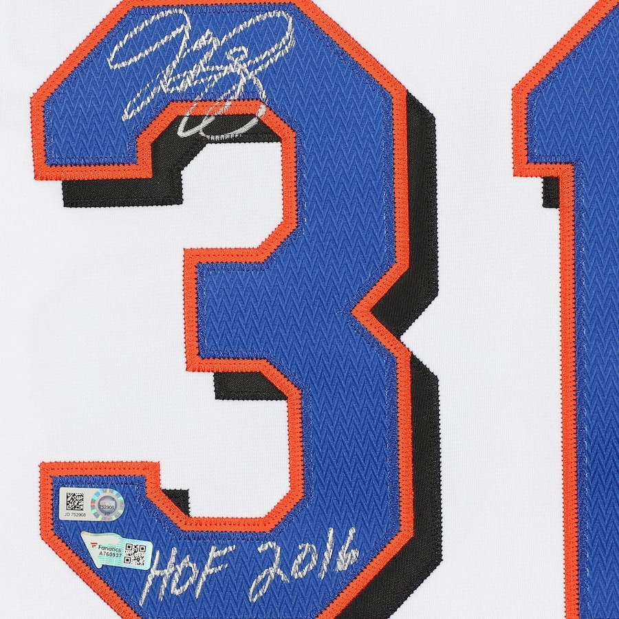 Mike Piazza Signed Mets Mitchell & Ness Jersey Inscribed "HOF 2016" (Fanatics) at PristineAuction.com Mike Piazza Signed Mets Mitchell & Ness Jersey Inscribed "HOF 2016" (Fanatics) at PristineAuction.com