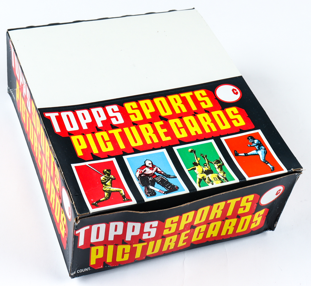 1987 Topps Sports Picture Cards Box with (24) Rack Packs at PristineAuction.com 1987 Topps Sports Picture Cards Box with (24) Rack Packs at PristineAuction.com