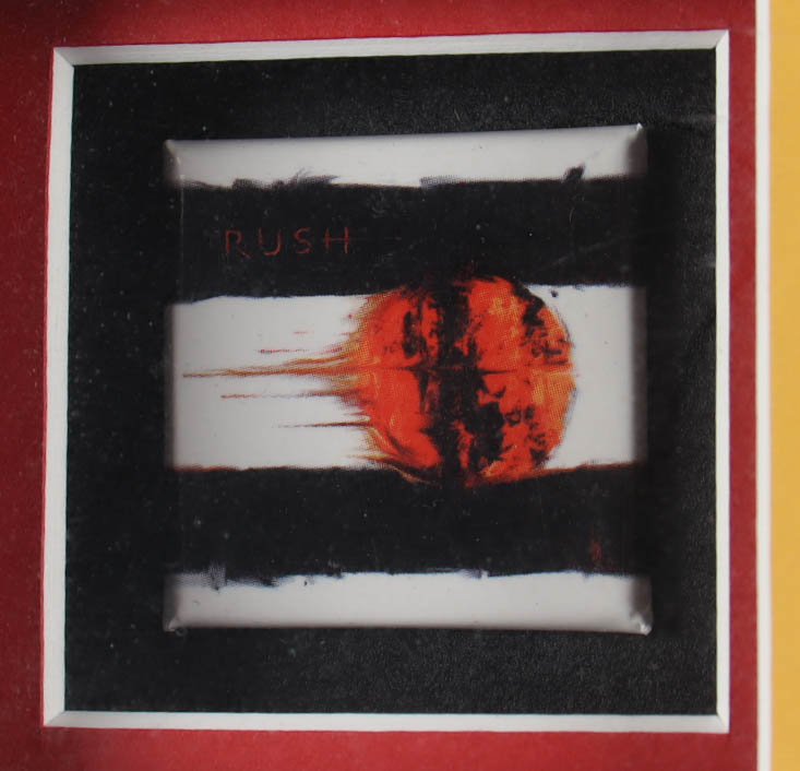 Alex Lifeson, Neil Peart, & Geddy Lee Signed "Rush" 36x38 Custom Framed Display (PSA LOA) (See Description) at PristineAuction.com Alex Lifeson, Neil Peart, & Geddy Lee Signed "Rush" 36x38 Custom Framed Display (PSA LOA) (See Description) at PristineAuction.com