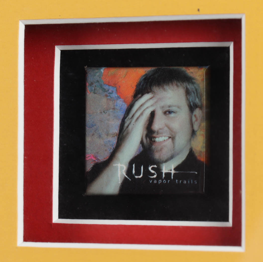 Alex Lifeson, Neil Peart, & Geddy Lee Signed "Rush" 36x38 Custom Framed Display (PSA LOA) (See Description) at PristineAuction.com Alex Lifeson, Neil Peart, & Geddy Lee Signed "Rush" 36x38 Custom Framed Display (PSA LOA) (See Description) at PristineAuction.com