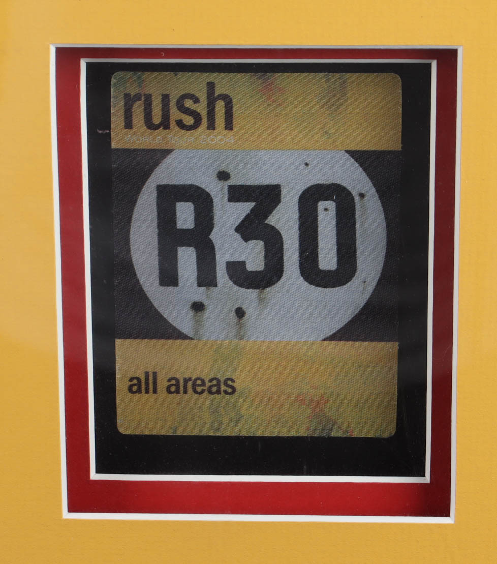 Alex Lifeson, Neil Peart, & Geddy Lee Signed "Rush" 36x38 Custom Framed Display (PSA LOA) (See Description) at PristineAuction.com Alex Lifeson, Neil Peart, & Geddy Lee Signed "Rush" 36x38 Custom Framed Display (PSA LOA) (See Description) at PristineAuction.com