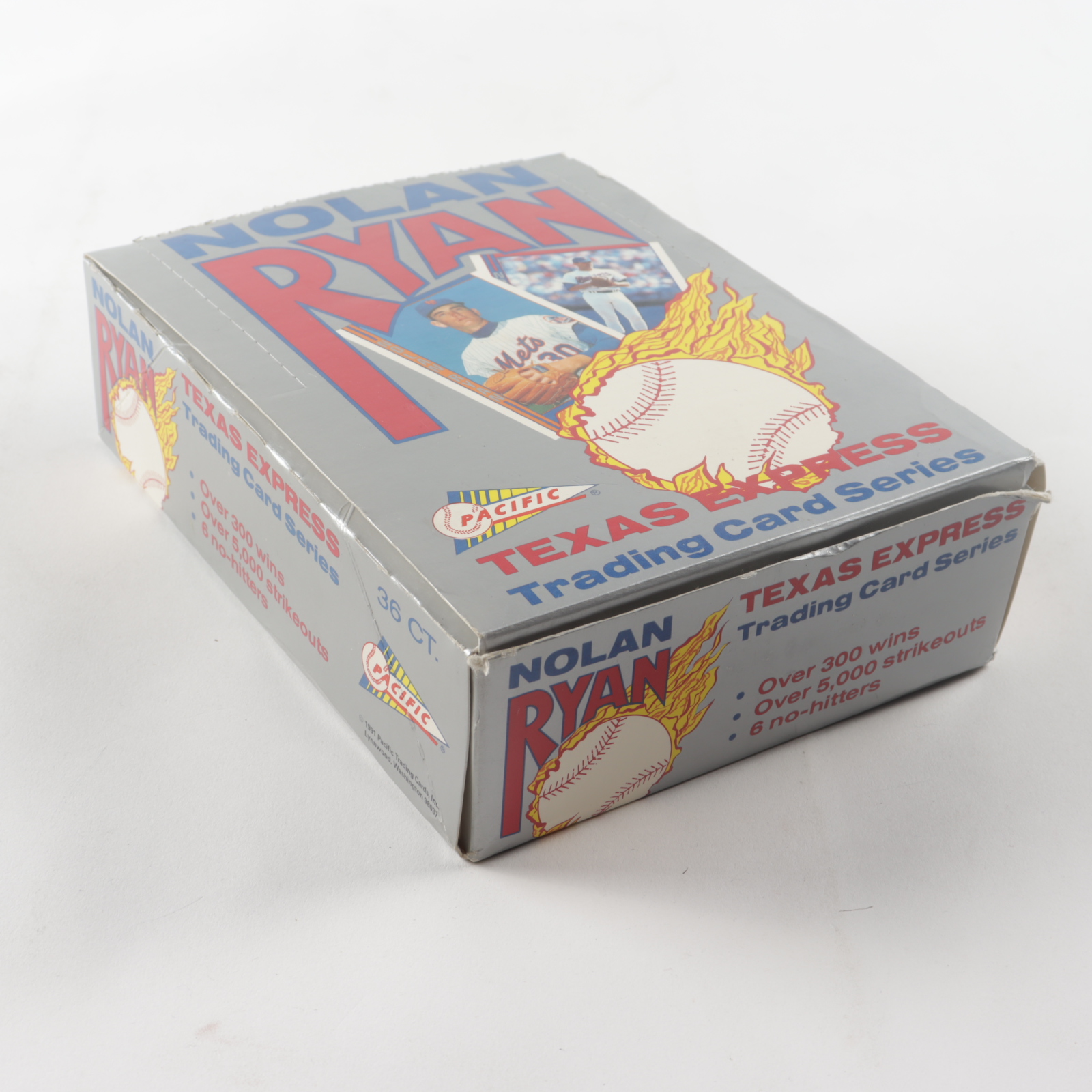 1991 Pacific Nolan Ryan Baseball Wax Box with (36) PAcks at PristineAuction.com 1991 Pacific Nolan Ryan Baseball Wax Box with (36) PAcks at PristineAuction.com