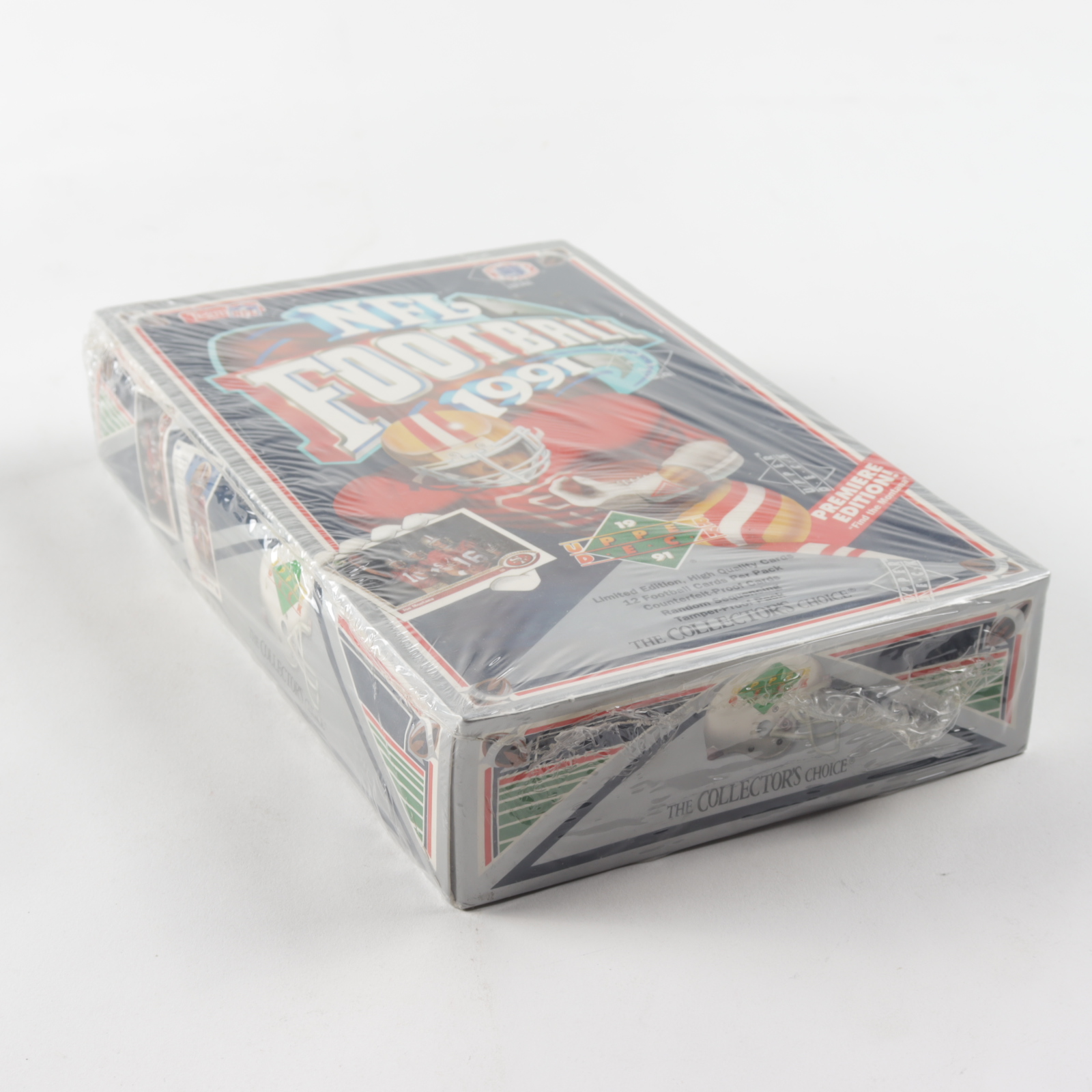 1991 Edition Upper Deck NFL Football Box of (36) Packs at PristineAuction.com 1991 Edition Upper Deck NFL Football Box of (36) Packs at PristineAuction.com