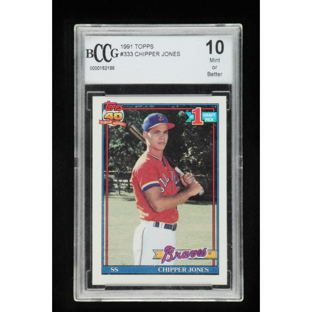 Chipper Jones 1991 Topps #333 RC (BCCG 10) | Pristine Auction
