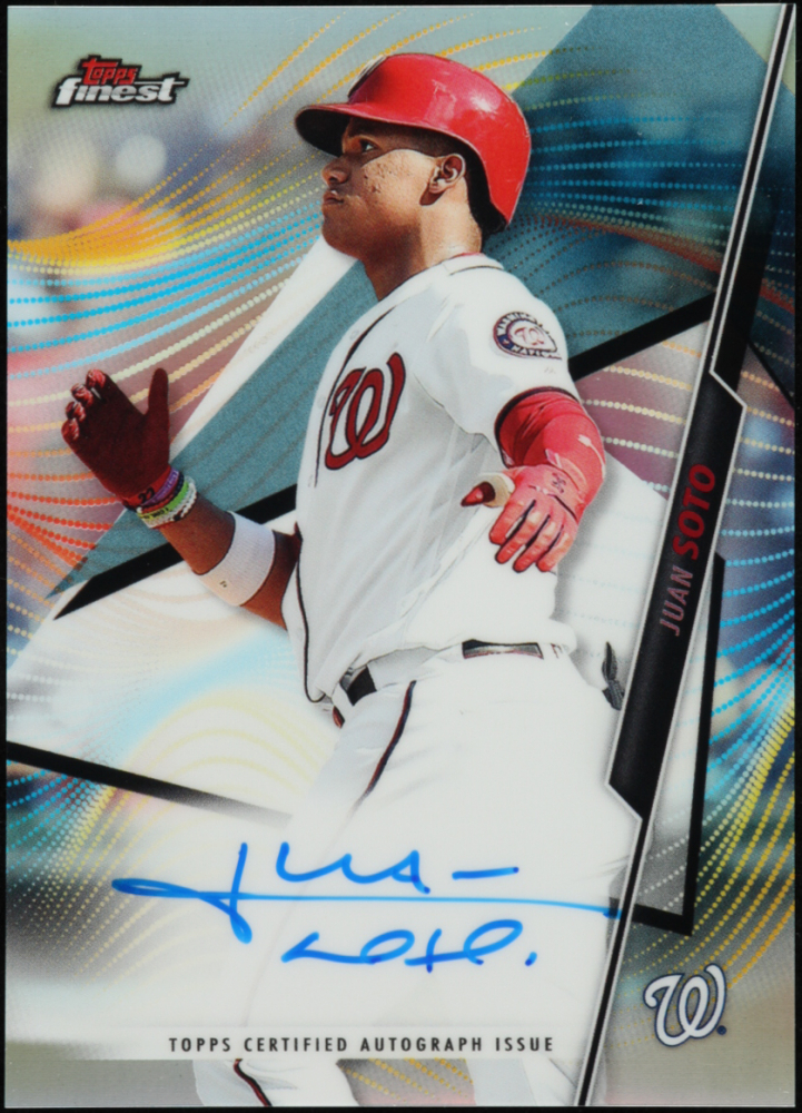 Juan Soto 2020 Finest Autographs #FAJS