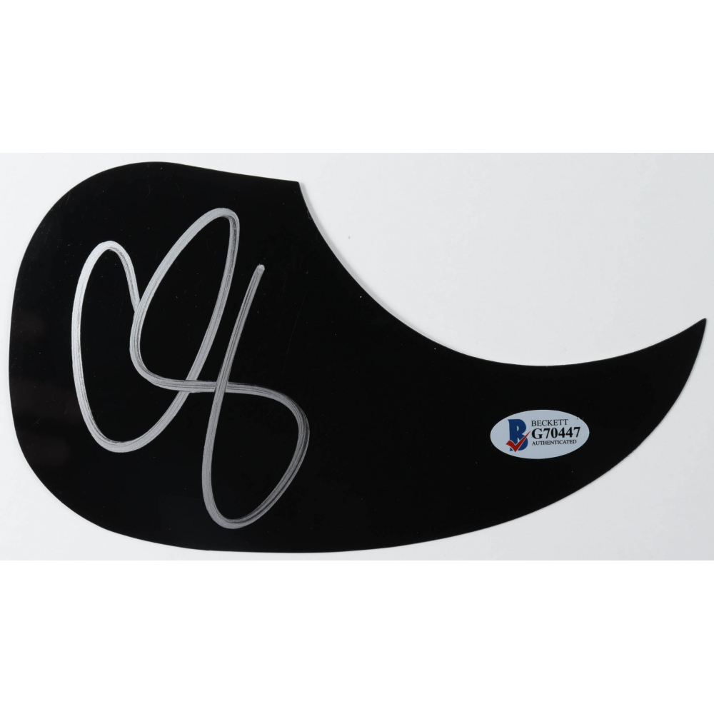 Chris Stapleton Signed Acoustic Guitar Pickguard (Beckett COA