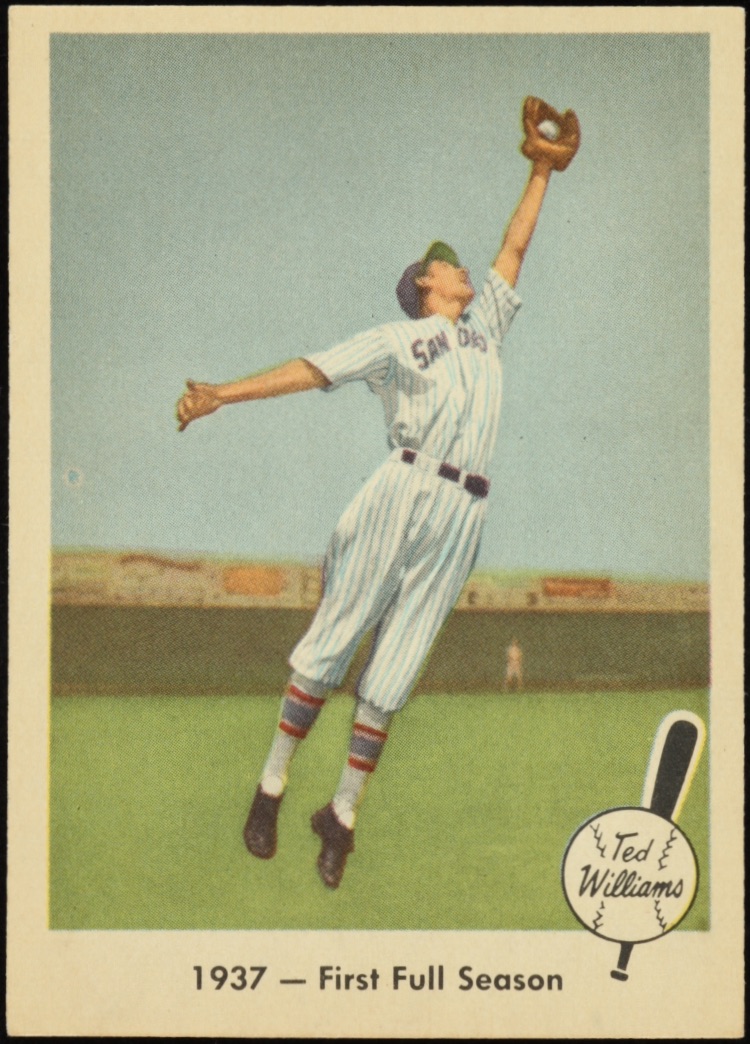 Ted Williams 1959 Fleer #8 1937 First Full Season at PristineAuction.com Ted Williams 1959 Fleer #8 1937 First Full Season at PristineAuction.com