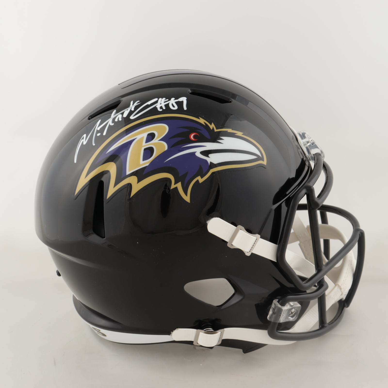 Mark Andrews Signed Ravens Full-Size Speed Helmet (Beckett COA) at PristineAuction.com Mark Andrews Signed Ravens Full-Size Speed Helmet (Beckett COA) at PristineAuction.com