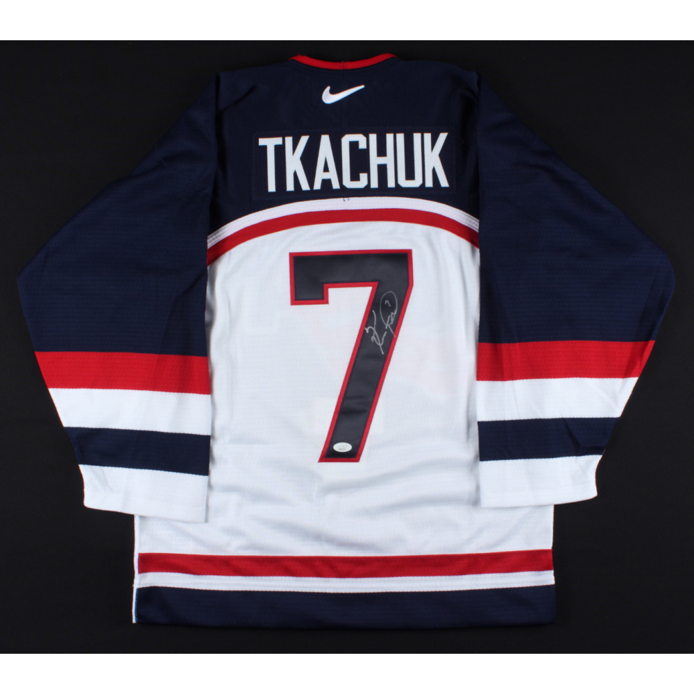 Keith Tkachuk Signed Team USA Jersey (JSA COA) | Pristine Auction