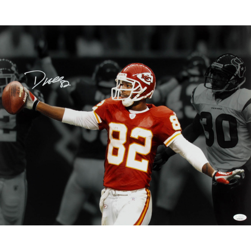 Maillot De Football Rouge Signé De Dante Hall Kansas City (JSA